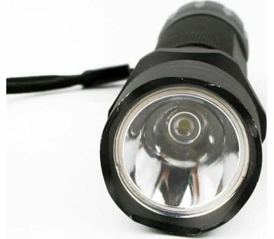 Светодиодный фонарь ULTRAFLASH (12352) E145 Аккумуляторный фонарь черный