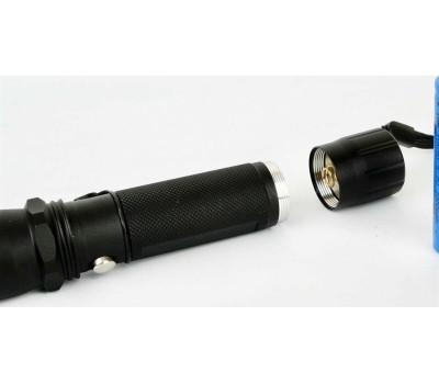 Светодиодный фонарь ULTRAFLASH (12352) E145 Аккумуляторный фонарь черный