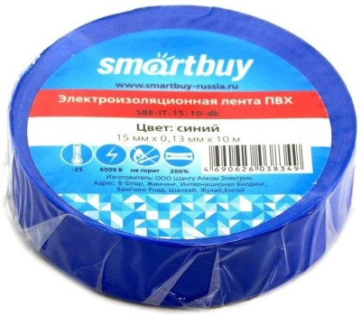 изолента SMARTBUY (SBE-IT-19-20-g) 0,18х19 мм - 20 м зеленый