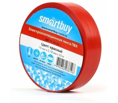 изолента SMARTBUY (SBE-IT-19-20-g) 0,18х19 мм - 20 м зеленый