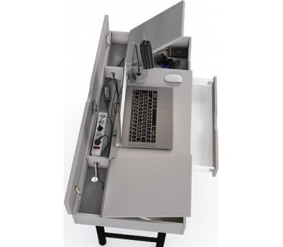 Стол POLINI Стол многофункциональный Polini kids Mirum 1400, серый (3кор)