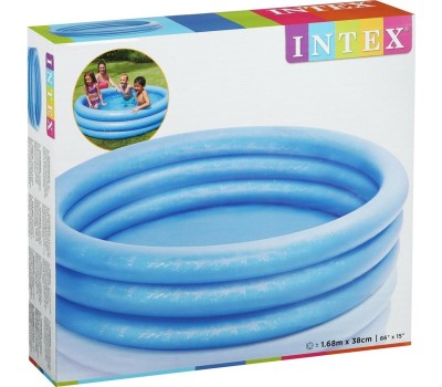 Бассейн надувной INTEX Бассейн надувной 168x41 см. Голубой кристалл (в коробке) Арт. 58446NP