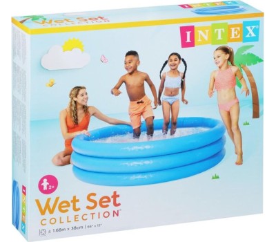 Бассейн надувной INTEX Бассейн надувной 168x41 см. Голубой кристалл (в коробке) Арт. 58446NP