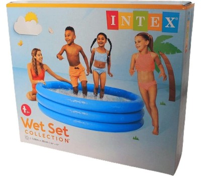 Бассейн надувной INTEX Бассейн надувной 168x41 см. Голубой кристалл (в коробке) Арт. 58446NP
