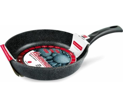 Сковорода НЕВА МЕТАЛЛ ПОСУДА 18126 а/пр литая 26см Черный гранит