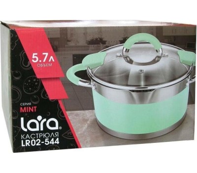 Кастрюля LARA LR02-5445,7л