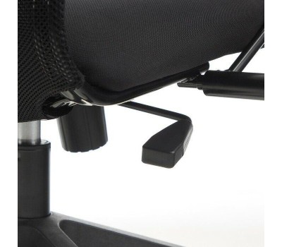 БЮРОКРАТ Кресло руководителя CH-607, на колесиках, сетка/ткань, черный [ch-607/black]