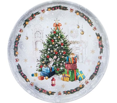 Поднос AGNESS 898-130 HОВЫЙ ГОД 33*2,1см