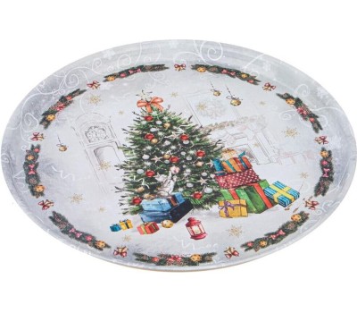 Поднос AGNESS 898-130 HОВЫЙ ГОД 33*2,1см