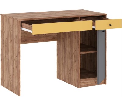 Модульная мебель МЕБЕЛЬ-КОМПЛЕКС JAM Стол письменный исп.2 Дуб крафт табачный/Серый шифер/Сэнд