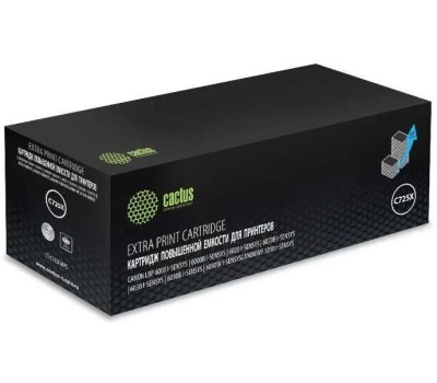 Картридж лазерный CACTUS Картридж лазерный CS-C725X-MPS 725X черный (3000стр.) для Canon LBP 6000/6020/6030B i-Sensys