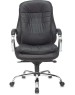 Кресло компьютерное БЮРОКРАТ Кресло руководителя T-9950 черный экокожа крестов. металл хром