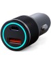 REXANT Автомобильное зарядное устройство с двумя портами (USB-A QC 3.0 + USB-C PD) со световой индикацией, 51Вт, черное