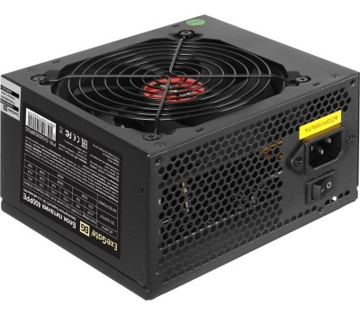 Exegate EX260638RUS-PC Блок питания 400W ExeGate 400PPE (ATX, APFC, PC, КПД 80% (80 PLUS), 12cm fan, 24pin, (4+4)pin, PCIe, 5xSATA, 3xIDE, black, кабель 220V в комплекте)