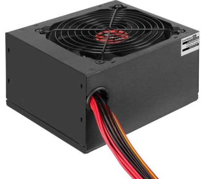 Exegate EX260638RUS-PC Блок питания 400W ExeGate 400PPE (ATX, APFC, PC, КПД 80% (80 PLUS), 12cm fan, 24pin, (4+4)pin, PCIe, 5xSATA, 3xIDE, black, кабель 220V в комплекте)