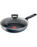 TEFAL Сковорода Force 4218924, 24см, с крышкой, антипригарное покрытие, алюминиевая [9100048321]