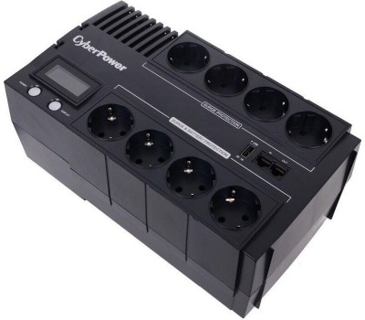 ИБП CYBERPOWER ИБП BR1000ELCD {Line-Interactive, 1000VA/600W USB/RJ11/45/USB charger A/С (4+4 EURO), 12В/9 Ач х 1}