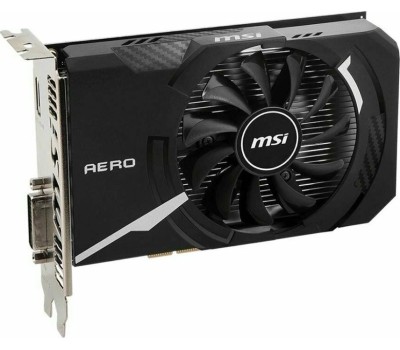 Видеокарта MSI Видеокарта NVIDIA GeForce GT 1030 GT 1030 AERO ITX 4GD4 OC 4ГБ Aero, DDR4, OC, Ret