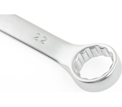 Ключ STELS Ключ комбинированный, 22 мм, CrV, матовый хром 15216