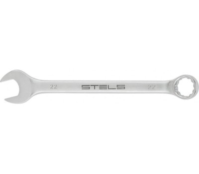 Ключ STELS Ключ комбинированный, 22 мм, CrV, матовый хром 15216