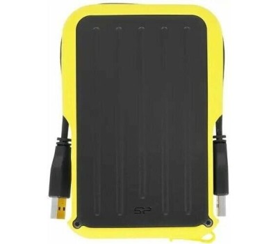 SILICON POWER 4ТБ Внешний диск HDD Armor A66 SP040TBPHD66LS3Y, USB 3.0, желтый