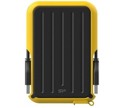 SILICON POWER 4ТБ Внешний диск HDD Armor A66 SP040TBPHD66LS3Y, USB 3.0, желтый
