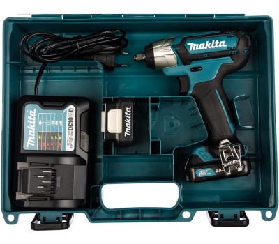 MAKITA Ударный гайковерт TW140DWAE, 2Ач, с двумя аккумуляторами
