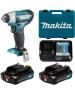 MAKITA Ударный гайковерт TW140DWAE, 2Ач, с двумя аккумуляторами