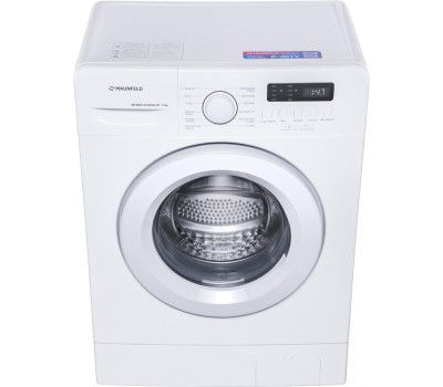 Стиральная машина MAUNFELD Стиральная машина MFWM127WH051D, с фронтальной загрузкой, 7кг, 1200об/мин