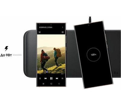 SAMSUNG Беспроводное зарядное устройство EP-P6300, USB-C, 25Вт, 2.77A, черный [ep-p6300tbegeu]