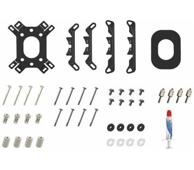 ALSEYE Жидкостная система охлаждения H280 TDP 200W (при T воздуха 45 С)Universal Platfrom PWM Single 5colors+ LED 140mm*2 {6}