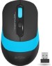 Мышь A4TECH FStyler FG10 черный/синий оптическая (2000dpi) беспроводная USB