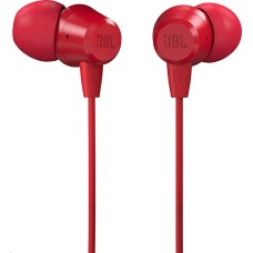 Наушники вкладыши проводные JBL C50HI RED (JBLC50HIRED)