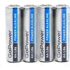 Элементы питания GOPOWER (00-00017748) LR6 AA BOX20 SHRINK 4 ALKALINE 1.5V
