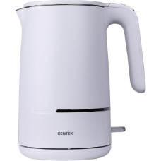 Чайник электрический CENTEK CT-1012 (1,5л. металл/пластик)