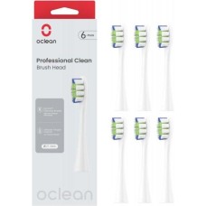 Насадка для электрической зубной щетки OCLEAN P1С1 W06 Профессиональная чистка (6шт, Белый)