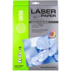 CACTUS Фото CS-LPA4100100 A4/100г/м2/100л./белый глянцевое для лазерной печати