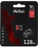Карта памяти NETAC Карта памяти microSDXC UHS-I U1 P500 Eco 128 ГБ, 90 МБ/с, Class 10, NT02P500ECO-128G-S, 1 шт., без адаптера