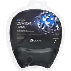 Коврик для мыши OKLICK Коврик для мыши OK-RG0580-BK (S) черный, ткань, 245х220х24мм