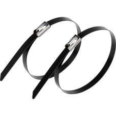 REXANT Стяжка кабельная стальная (304) с полимерным покрытием 152x4,6мм (50 шт/уп)