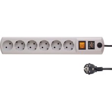 Сетевой фильтр MOST Сетевой фильтр H6, 2м, белый [моsт h6-б 2м]