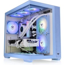 THERMALTAKE Корпус ATX View 380 TG ARGB Hydrangea, Midi-Tower, без БП, синий [ca-1z2-00mfwn-00]