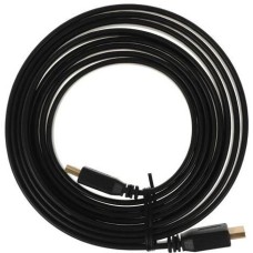 кабель BURO Кабель аудио-видео BU-HDMI-FLAT-v1.4-3m, HDMI (m) - HDMI (m), ver 1.4, омедненный, 3м, FLAT, черный