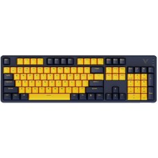 RAPOO Игровая механическая клавиатура проводная V500PRO-2024, цвет - желтый/синий