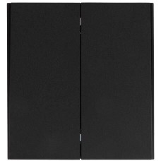 KRANZ Выключатель STRONG 2 кл 10А с/у антрацит