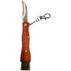 БЕЗ ТМ Нож грибника складной 17 см с щеткой (310898)