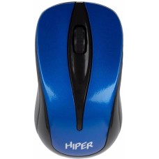 Мышь беспроводная HIPER Мышь беспроводная HOMW-062 /1000 dpi/оптический/3 кнопки/USB-приемник/2,4 ГГц/батарея 2хААА/синий и черный (HOMW-062)