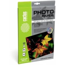 CACTUS Фотобумага CS-MA422020DS A4/220г/м2/20л./белый матовое/матовое для струйной печати
