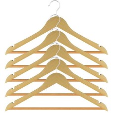 MULTIDOM Вешалка-плечики. Размер 44-46. Набор 5шт.(натур.цв.) GE26-115