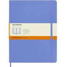 MOLESKINE Блокнот CLASSIC SOFT QP621B42 XLarge 190х250мм 192стр. линейка мягкая обложка голубая гортензия